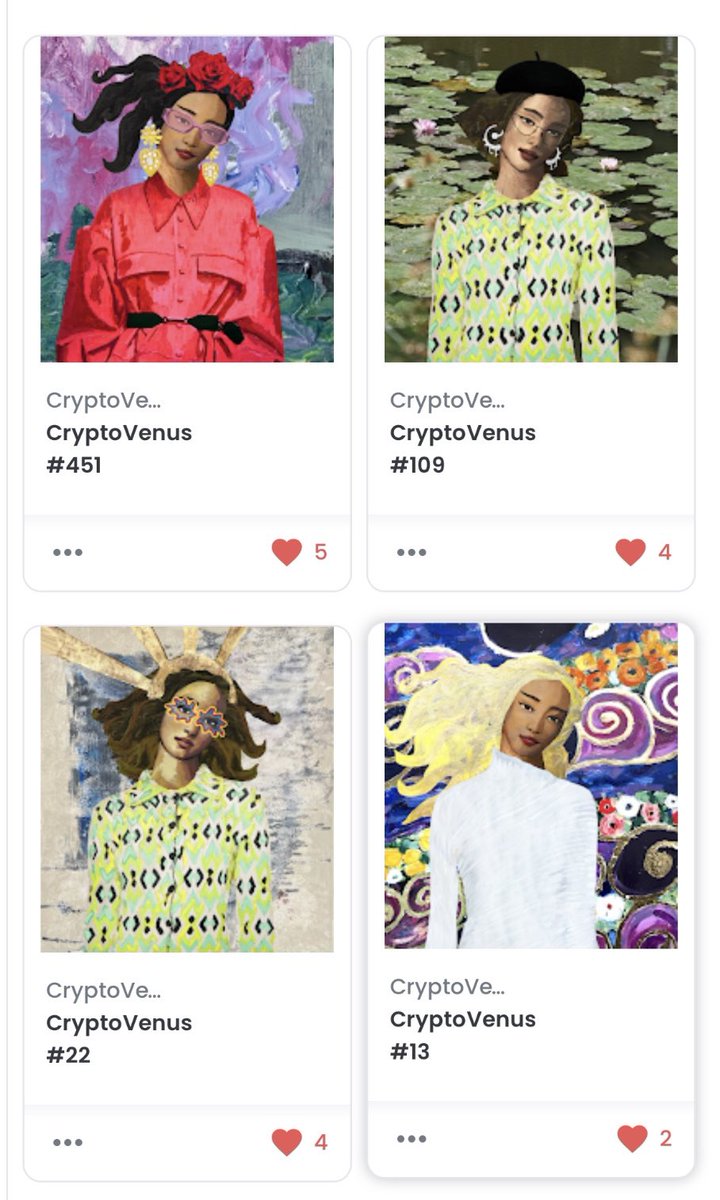 Back from my Twitter hiatus 🫡 This past weekend I had the best time celebrating <a href="/EricaReiling/">ERICA REILING</a> x <a href="/CryptoVenus_NFT/">CryptoVenus 💘 2.22.22</a> - Go mint a Venus y’all! 💎✨