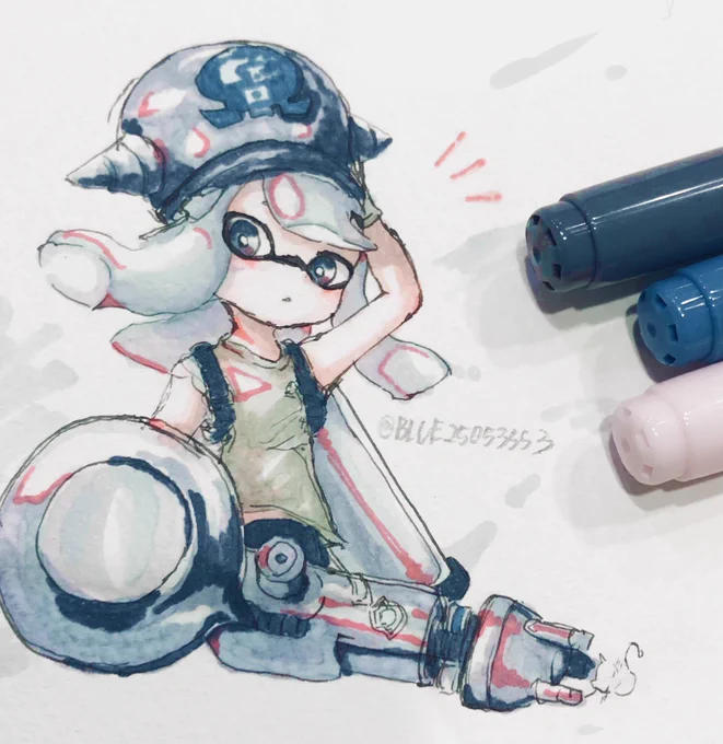 1枚目はよそさん#今月描いた絵を晒そう 
