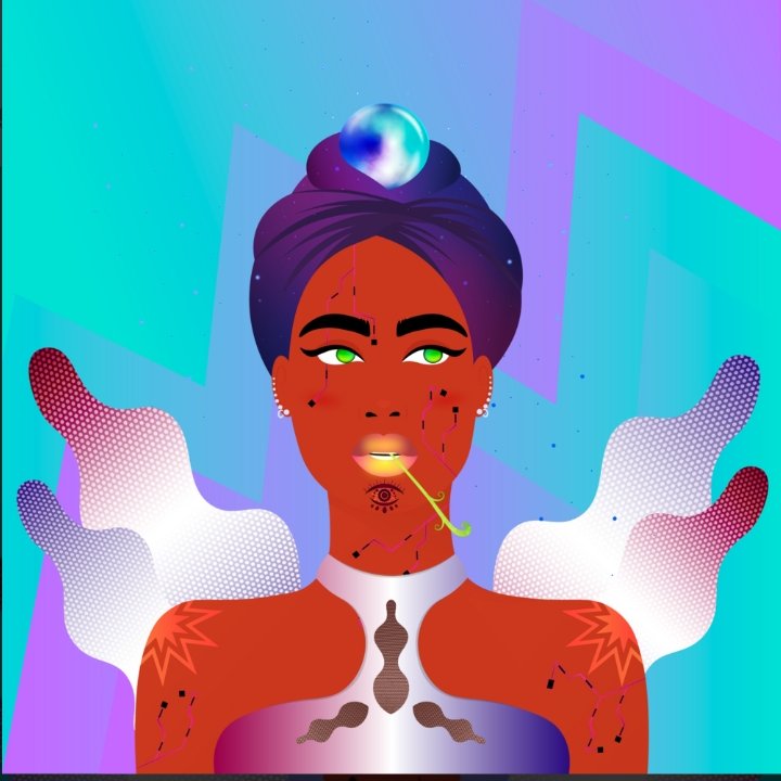 Rootedcollector's tweet photo. @worldofwomennft I am she, and she is me ❤️✊🏾 https://t.co/gzvULsb77O
