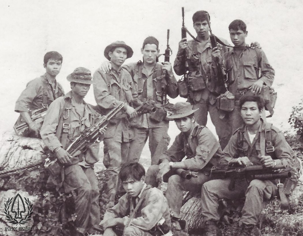 libraryofwar's tweet photo. The Military Assistance Command, Vietnam, Studies and Observations Group was activated, on Jan. 24, 1964, to function as a joint special operations task force in #Vietnam The 5th Special Forces Group was the largest source of volunteers for the unit. #5thgrp #specialforces https://t.co/0hrZG6jcPL