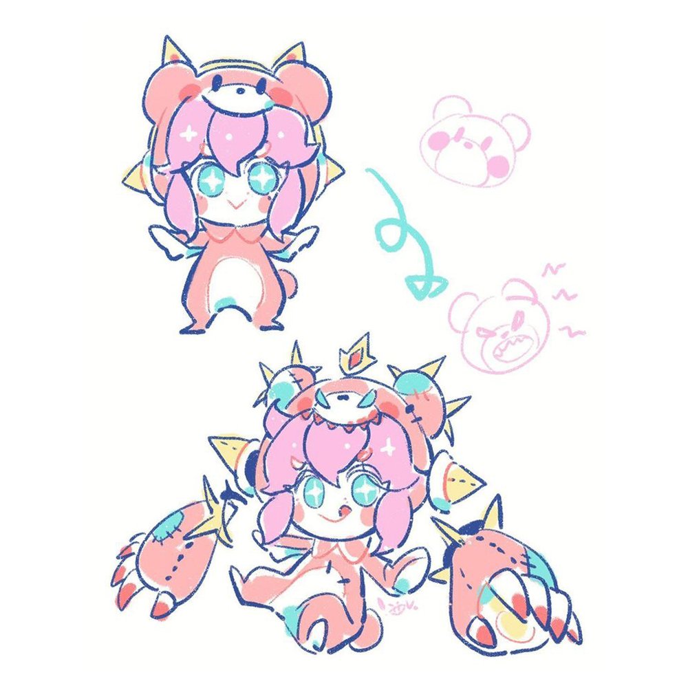 CookieRun's tweet photo. Even Strawberry Crepe Cookie's pajamas transform! Oooooh!🍓

잠옷도 뜯어 고치는 딸기크레페🤭 쿠쿠쿠
(🎨: @potatotohotdogV) https://t.co/HWC2iVIdm6