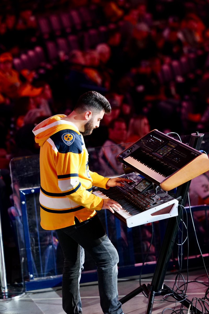 PredsNHL's tweet photo. It’s Kurdish Heritage Night in Smashville! https://t.co/rhJTIzbnO1