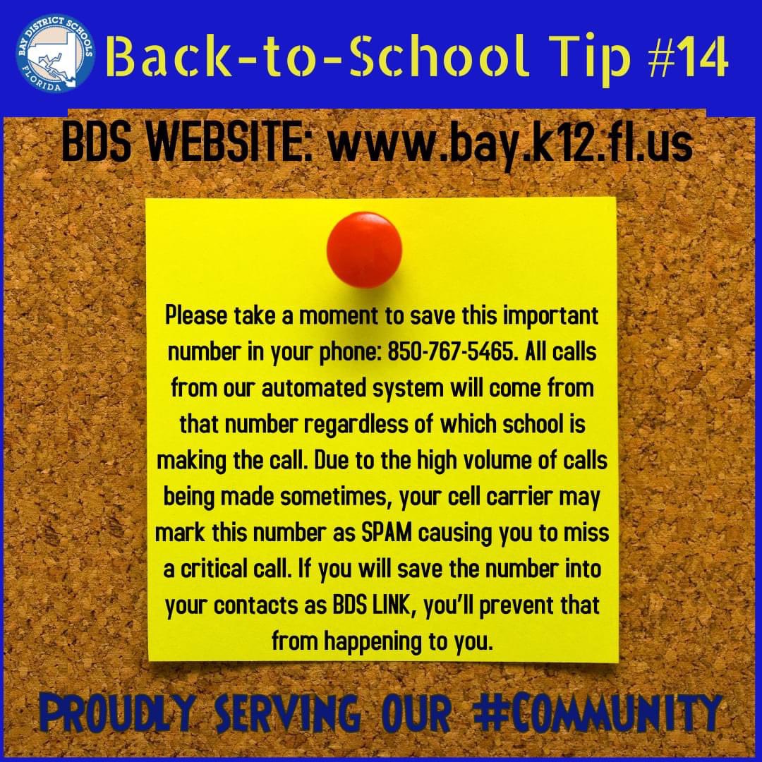 Bay District Schools on Twitter "https//t.co/5HmH9q7xPv" / Twitter