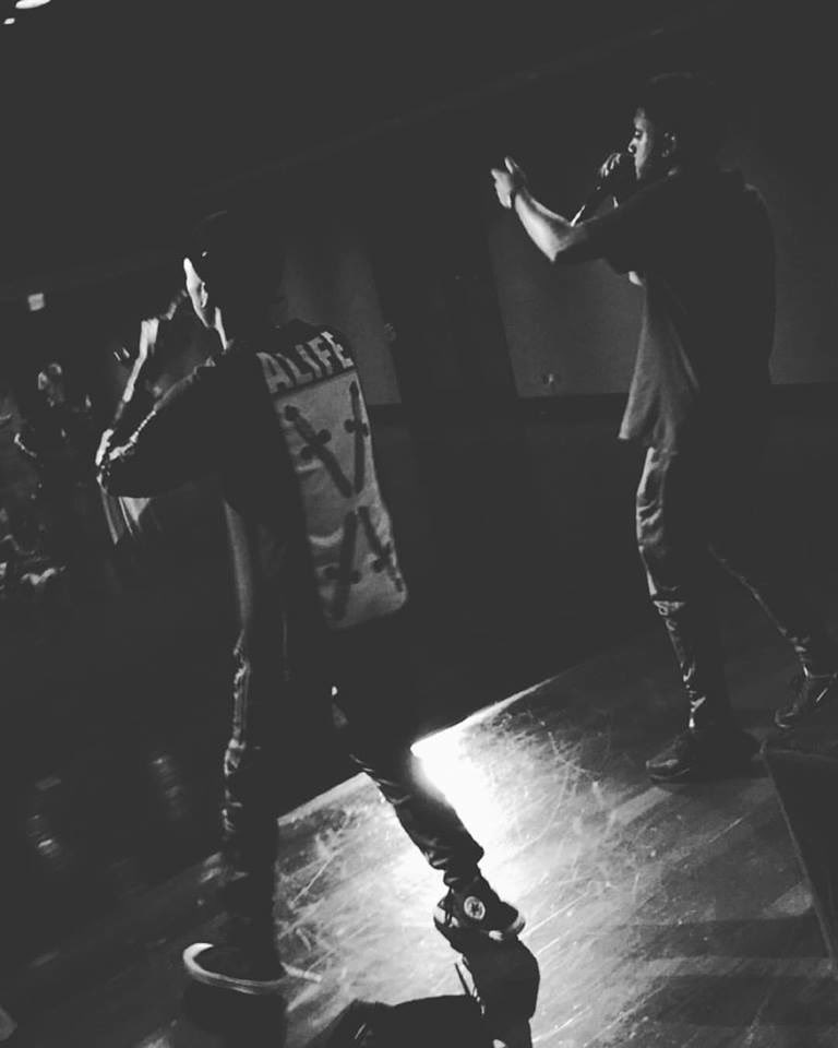thedigitalrift's tweet photo. It’s a full circle moment for me as I was the first opening act at the first rap concert in NYU history as @ahhermes with acts like @TopazJones. On the right is @yeeevs and I during stage practice. 

Full performance here: https://t.co/2QAMvqjE9B https://t.co/qDPtvfubQl