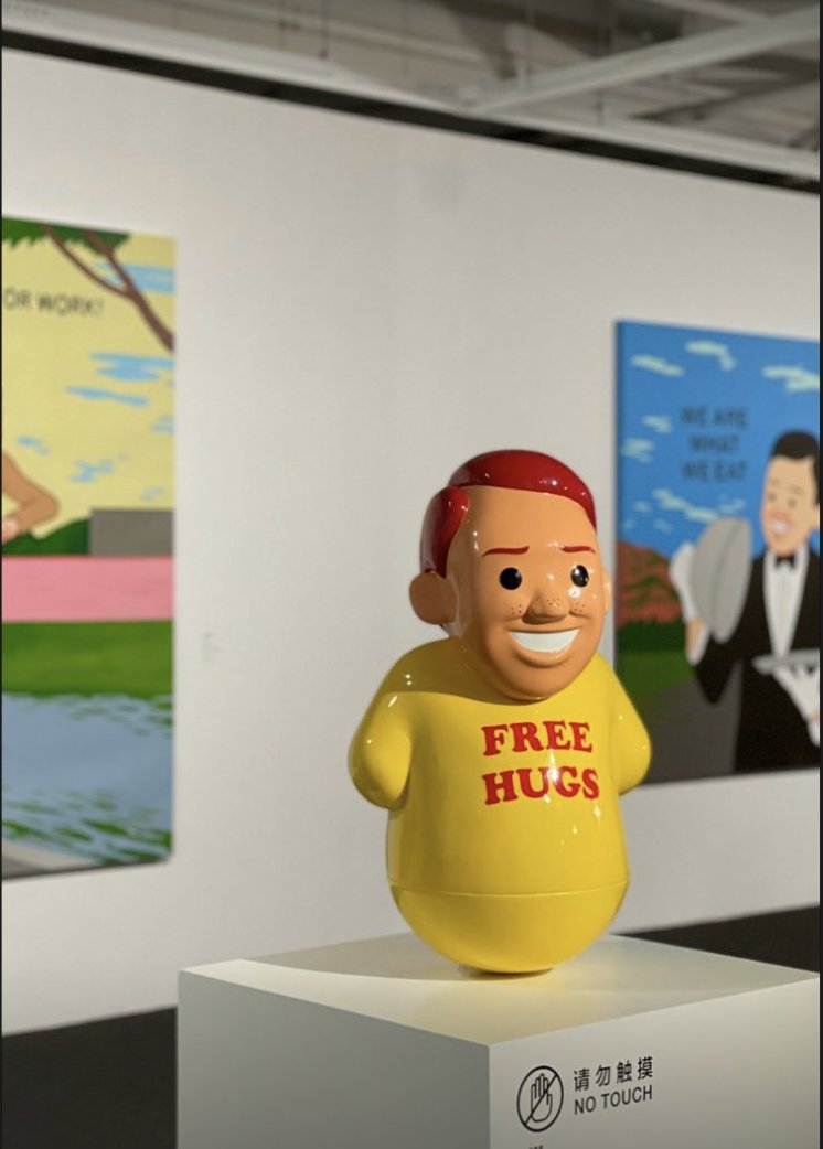 GGMotherCoin's tweet photo. I was super psyched to have had the chance to visit Joan's exhibition in Shanghai!!! Thanks to fwen club for all the hard work put in to bring this amazing NFT collection to the space. Lets get it fellow NFTers! 

 #NFTLA#fwenclub #JoanCornella 
@fwenclub https://t.co/R5yVaiDwMF