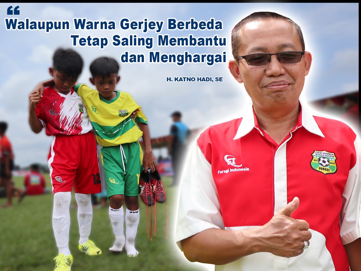 HadiKatno's tweet photo. Walaupun Warna Gerjey Berbeda Tetap Saling Membantu dan Menghargai 
#KatnoHadi #PSSI #Jersey #TimNas https://t.co/ePIutXTJYx