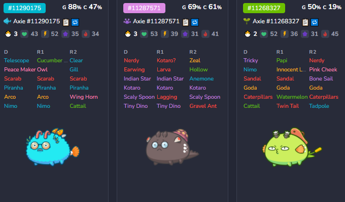 AquaBoytweets's tweet photo. GM beautiful people!🌅

What do you all think of this team?🤪

#giveaway #axie $ron #axie #gcash #AxieScholarship #AxieinfinityScholarship #giveaways $SLP https://t.co/6m5rreDgPx