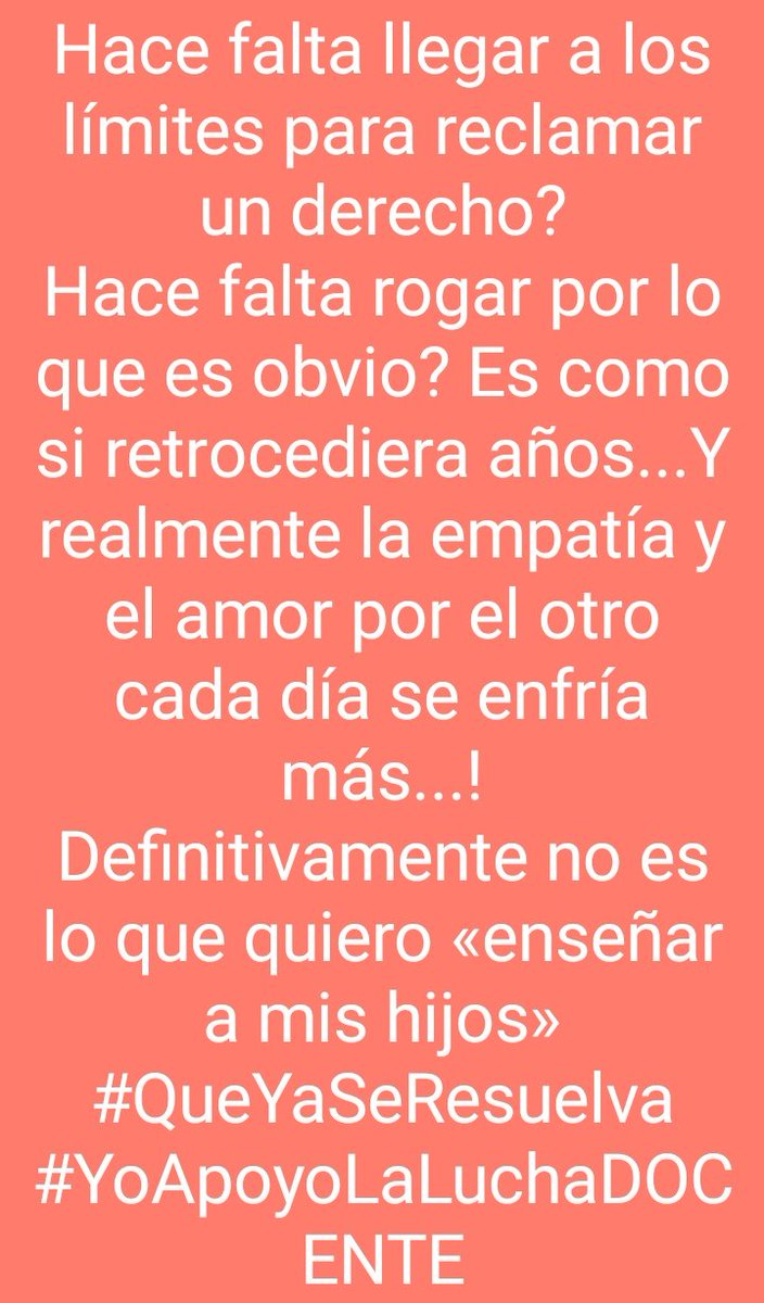 Vvs1980's tweet photo. Lo que nos dan fuerza y alientan la lucha....los padres de nuestros alumnos #HastaQueLaDignidadSeHagaCostumbre https://t.co/5tffvcyIV2