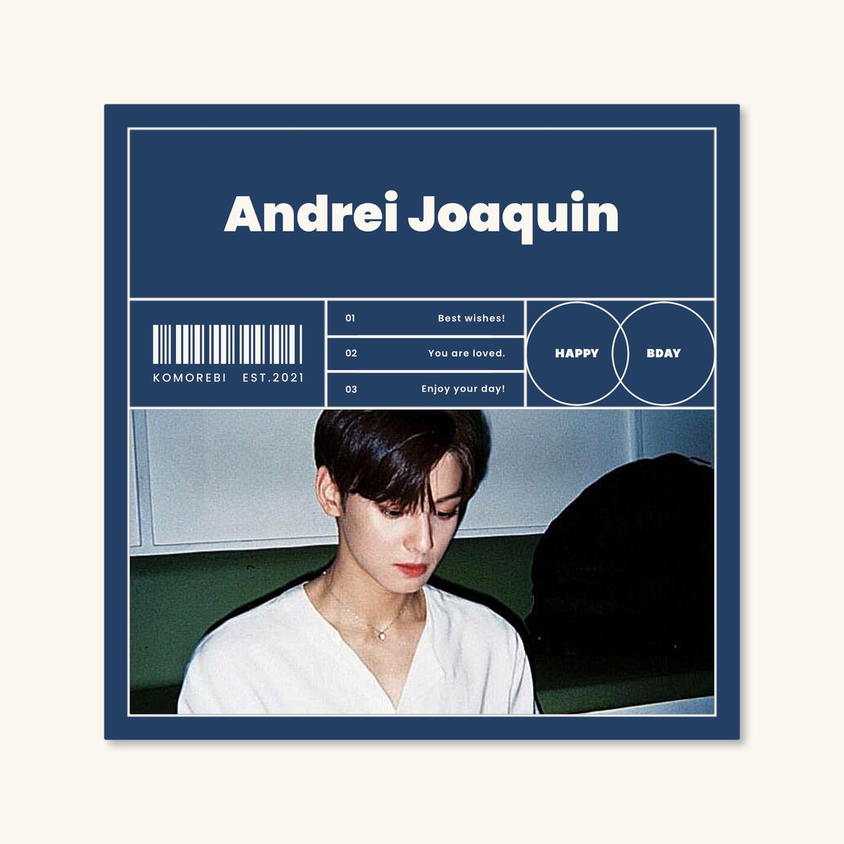 ⠀⠀   ⠀   ⠀  ⠀ ⠀⠀
⠀   ⠀⠀   ⠀   ⠀   ⠀⠀   ⠀   ⠀  ⠀ ⠀⠀
           ━━━━━━━━━ 木漏れ日.⠀
           HAPPY BIRTHDAY,  ANDREI!                        

⠀⠀