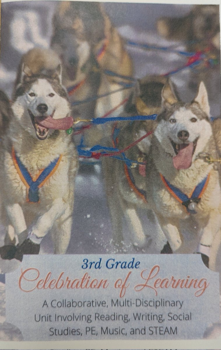 JodiBennett_NES's tweet photo. @NES_Newfields Super proud of our 3rd grade for completing their 3rd #CelebrationofLearning! We learned the history of the Iditarod, as well as current practices and mushers of 2022. Fascinating to hear the kids reflect on how they've grown from their 1st experience to their 3rd! https://t.co/BRiIiaGZMC
