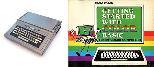 Lady_Phedre's tweet photo. @Fanatical A Radio Shack TSR-80 Color Computer. Spent hours copying Basic programs to do things like flash colors and play a tune. And hooked it up to a cassette player to play some sort of text D&amp;D game. Wow, what memories! :D https://t.co/Es0v0axfke
