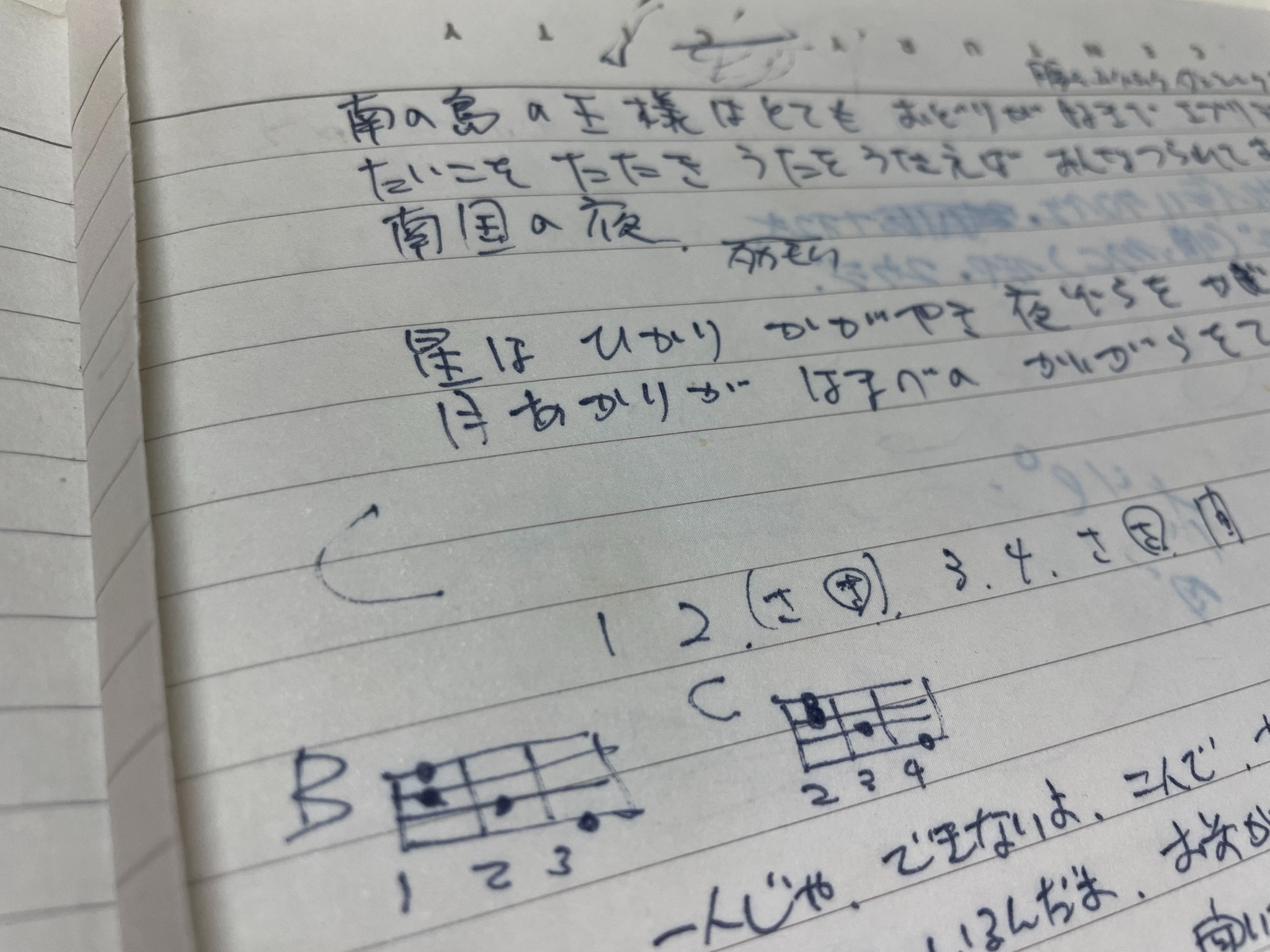 武内享 勉強用のノートだけど後半はチェッカーズ創世記の曲作りノートに変化してる 笑 曲イメージ注文付きなのが興味深い こんなお宝がひょいとリビングに置いてあったとは T Co Cozhx4yr5r Twitter