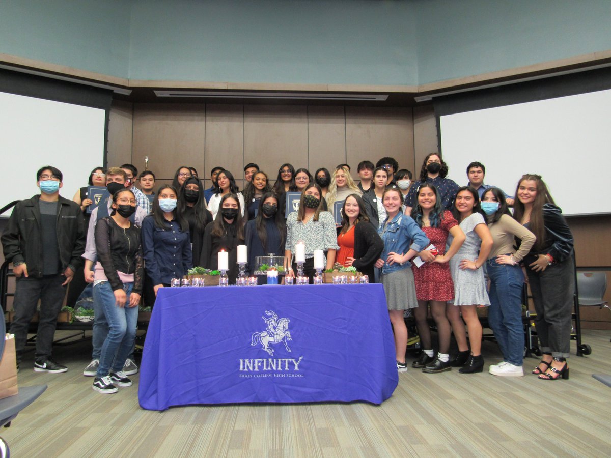 InfinityECHS's tweet photo. Congratulations to our newest NHS members! #TCOB #GoKnights #ncisd https://t.co/pu4UXi7oNS