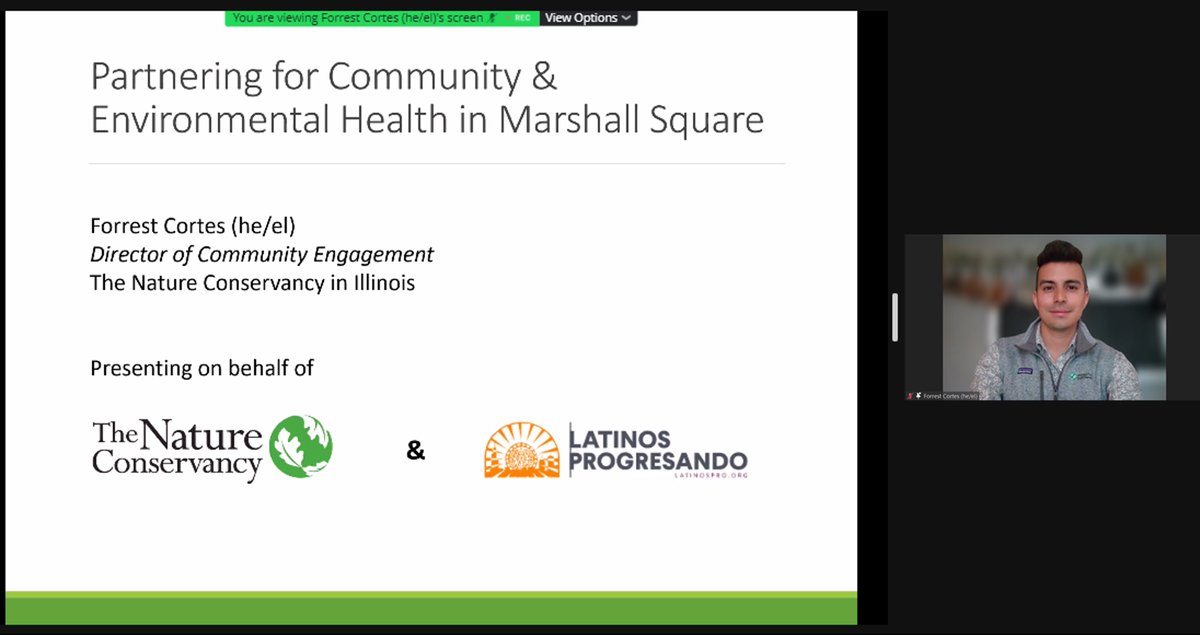 latinospro's tweet photo. Last week, our dear friend and partner Forrest Cortes represented @Nature_IL and Latinos Progresando at the Naturally Latinos Conference, where he presented about the work we do together to bring health and joy to our community. https://t.co/NIkflxbMNG