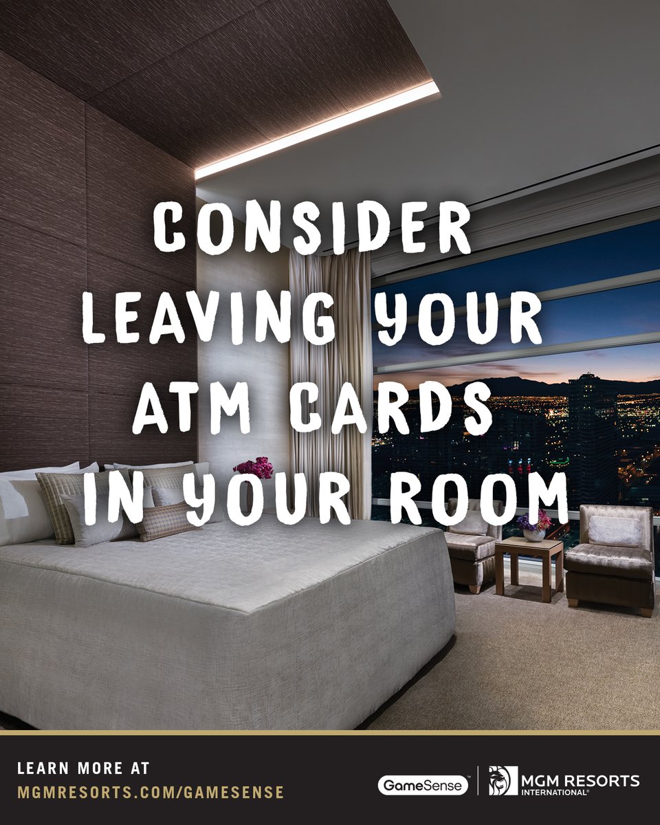 MGMResortsIntl's tweet photo. Keep gambling fun with this responsible gaming tip! Visit https://t.co/99esIhQWbK for more information. #AwarenessPlusAction https://t.co/0qu4hCcDvy