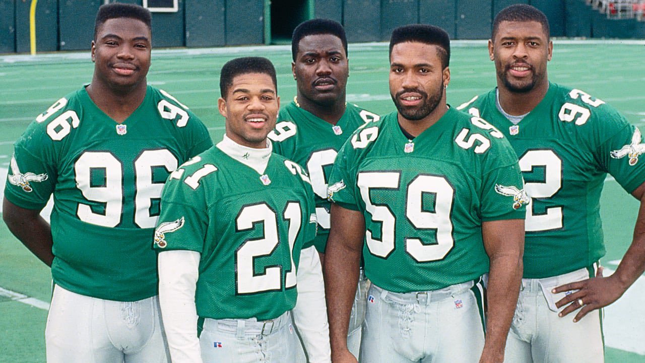 Derek Jones on X: The Kelly Green #Eagles jerseys are among the