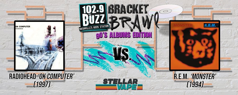 1029thebuzz's tweet photo. .@radiohead 'OK Computer' or @remhq 'Monster' ?
Reply with your vote! ππΌ #BuzzBracketBrawl https://t.co/dEQpkWCh9y