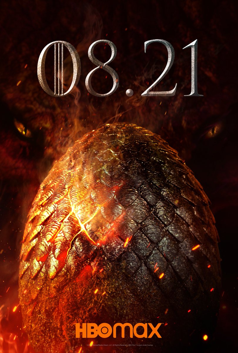 August 21. #HouseoftheDragon