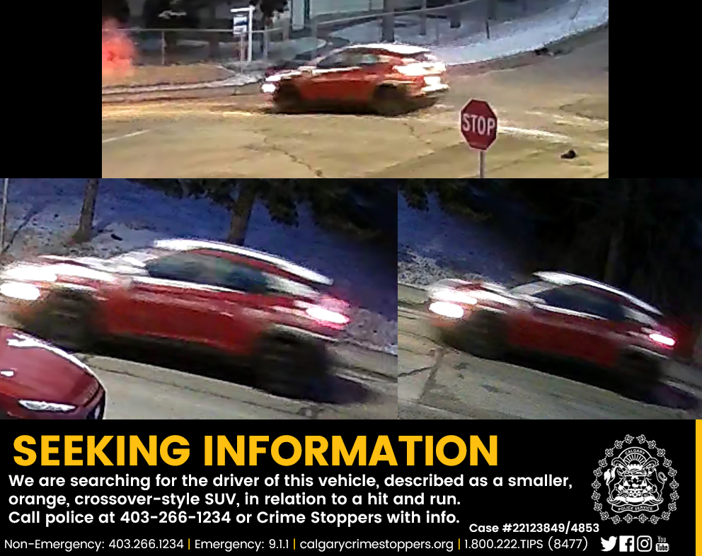 CalgaryPolice's tweet photo. We are searching for the driver of a vehicle who ran over a pedestrian after he had first been struck by a truck this morning at 11 Av. and 27 St. S. E. The driver of the truck remained at scene to assist the pedestrian and is cooperating with police. #yyc
https://t.co/Y78QEP5Q00 https://t.co/OTF90N0rvn