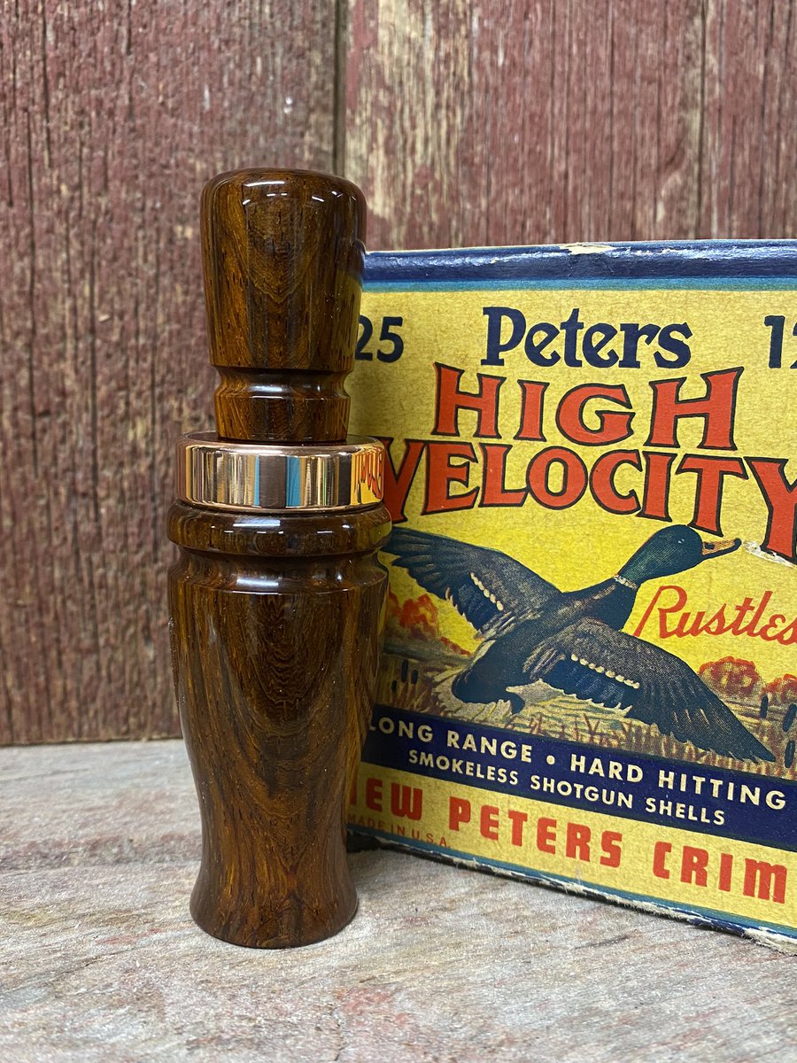 rondavis_calls's tweet photo. Beautiful cocobolo single reed duck call off to its new home. #duckcalls #duckhunting #goosecalls #goosehunting #callmaking #rondaviscalls #nevertooprettytohunt #waterfowlhunting #waterfowl https://t.co/u6yoNWQYWV