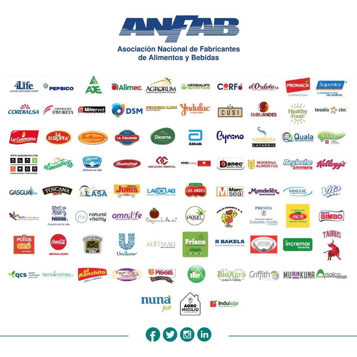 ANFAB_Ec's tweet photo. 🔝Desde hace más de 20 años representamos a aproximadamente 80 empresas de la cadena de valor agroalimentaria

Conócelas aquí 👇 https://t.co/LQBhfhSsw1