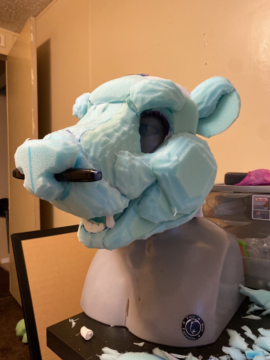 that_stepdad's tweet photo. Fursuit in the works #furryart #furry #furryfandom #fursuit #fursuitmaker https://t.co/BWh2eH4RZk