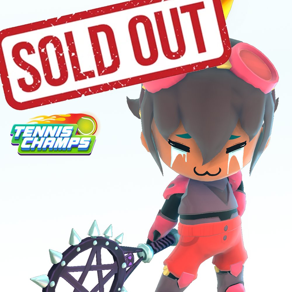 Tennis Champs Genesis has sold out in less than 30 seconds!🎾🎾🎾

Thank you to the amazing Joyriders and our partners <a href="/opensea/">OpenSea</a> as we build the Champs metaverse and the next generation of avatar-based gaming🦄🦄🦄

OpenSea: bit.ly/3qHGnzW
Discord: discord.gg/joyride