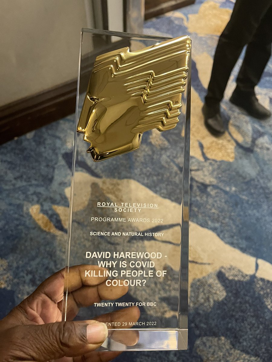 DavidHarewood's tweet photo. Boom! WINNER!!! Royal Television Awards https://t.co/kuFich97UA