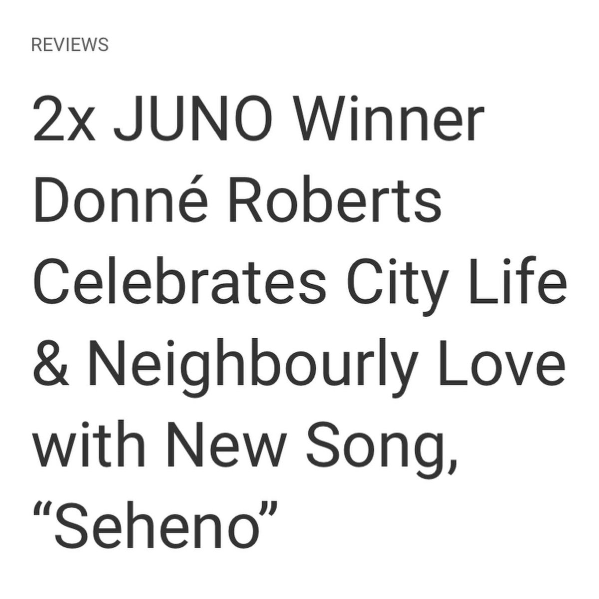 Thank you so much for the review <a href="/RecordWorldInt1/">Record World International</a> ‼️🙏🏽✨✨ 

recordworldinternational.com/2022/03/04/2x-…

#recordworldinternational #singlesong #torontomusicscene #canadianmusicscene #madacascar #worldmusic #globalmusic #junonominee #singersongwriter #donneroberts