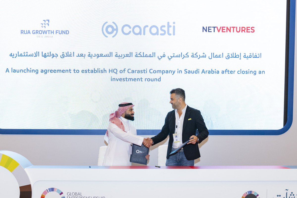 TurkiJoaib's tweet photo. We are proud to have partnered with @Claudio__85 &amp; Mike Menary and support @carasti_ksa at @rua_vc with #NetVentures in their mission to democratize access to cars through digital subscriptions in #UAE and now in #saudiarabia https://t.co/ny0vzPEZfk