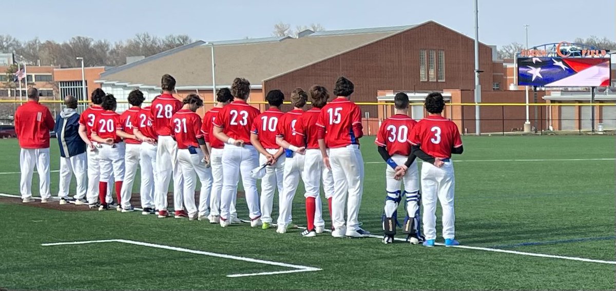 ScottCTrout's tweet photo. Priory v. Clayton - leading off today - let’s go #28! @trout2023 https://t.co/Oz0oZKTcL8