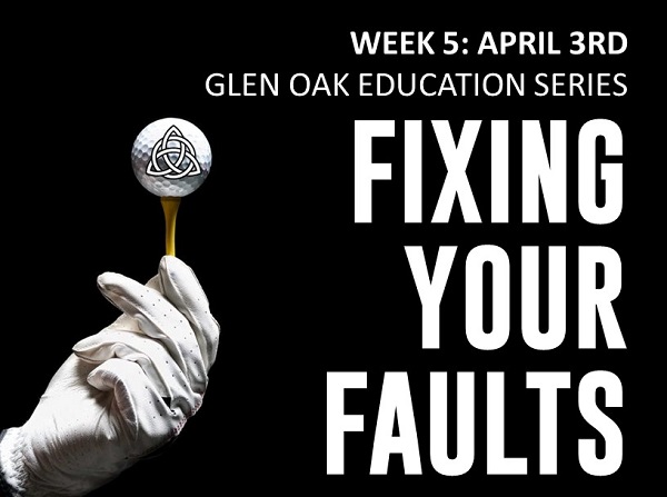 glenoakgolfclub's tweet photo. Week 5 of our Education Series will focus on “Fixing Your Faults”. In this interactive session we will pick random players from the crowd to share their examples of common faults we see and how to improve. 

 4/3/22 | 12:30 pm - 2:30 pm | $25

Register at https://t.co/EFPkDLcC8B https://t.co/Ke8IXPEHvT