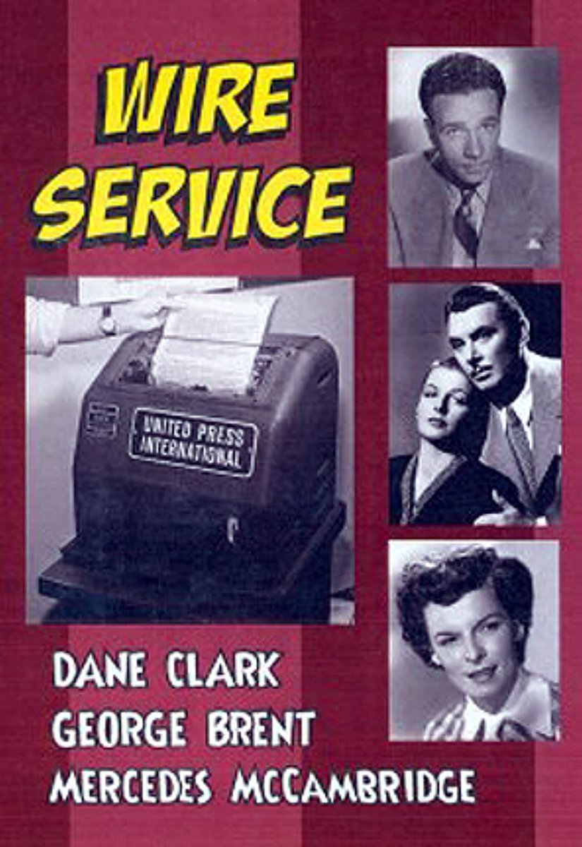 FORGOTTEN TV SHOWS: WIRE SERVICE, 1956-57 ABC #WireService #tvshow #GeorgeBrent #DaneClark #MercedesMcCambridge #reporters #drama #ABC #1950s #forgottentvshows
