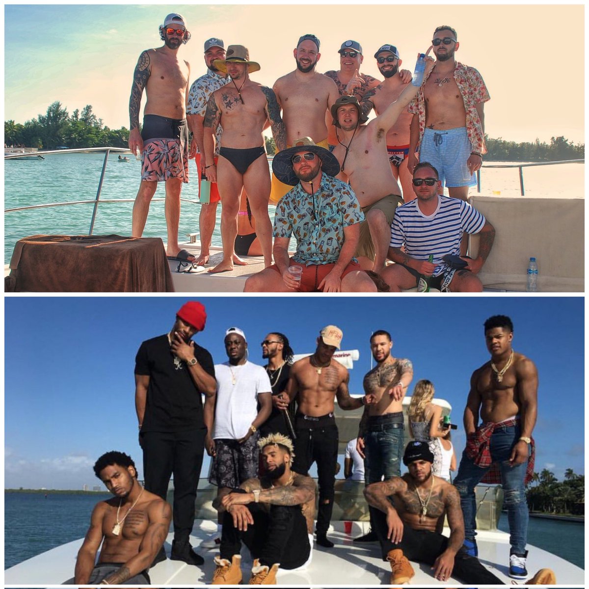 SundayDadClub's tweet image. Who wore it better. The SDC crew or @Giants?

#football #NFL #Giants #NFLFootball