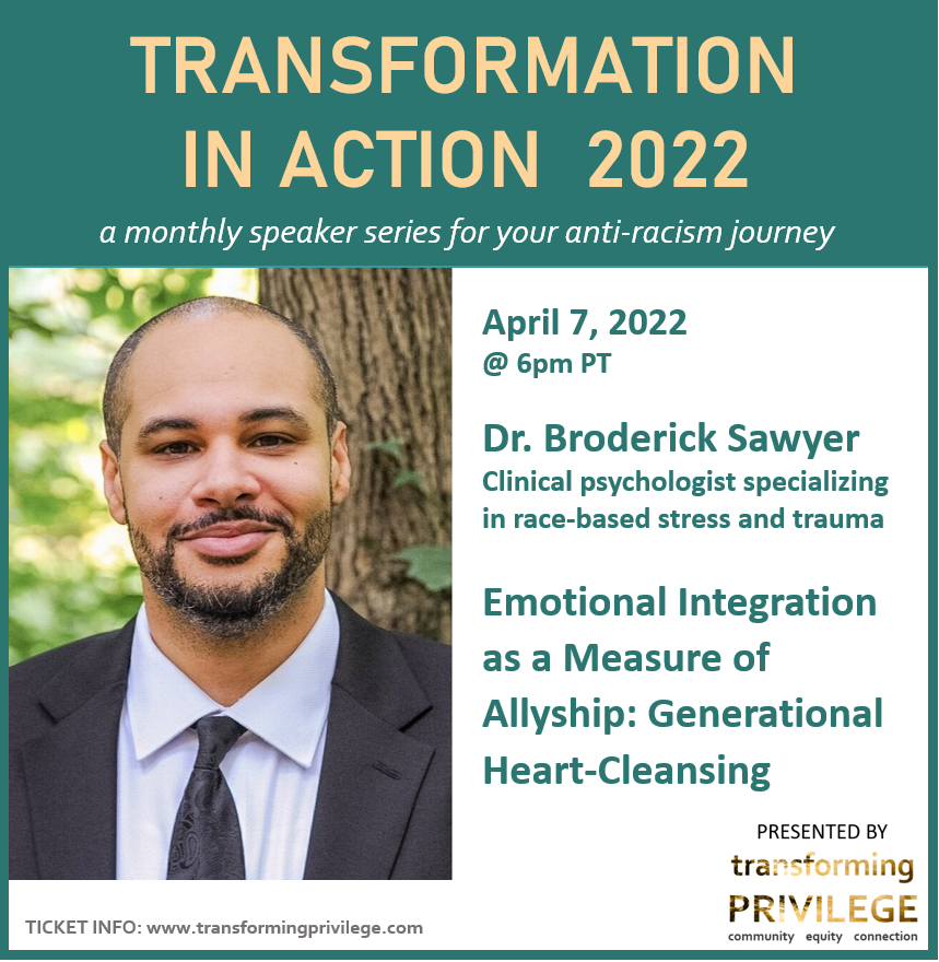 TransformingPr4's tweet photo. If you only bring your brain to this work - it's not likely to change your core beliefs or behaviors.

https://t.co/4zj1TC7ESa

#TransformingPrivilege
#TransformationInAction
@DrBrodSawyer 
#mindfulness
#antiracism
#racism
#emotionalintegration
#traumahealing
#allyship https://t.co/h03Ma5t0VX