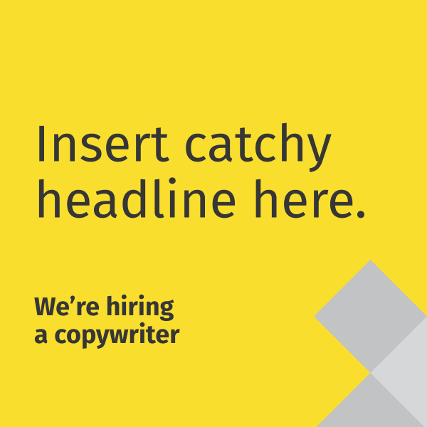 We're hiring! Apply today at contextcreative.com/careers/copywr…