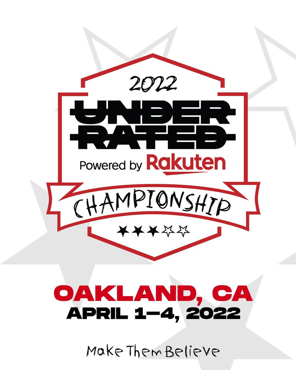 There is no need for an introduction. The West Region is aware of the assignment. Can they take home America's most underrated region at the Underrated Tour Championship powered by @Rakuten. 🏆🏀 #StayUnderrated #BTS