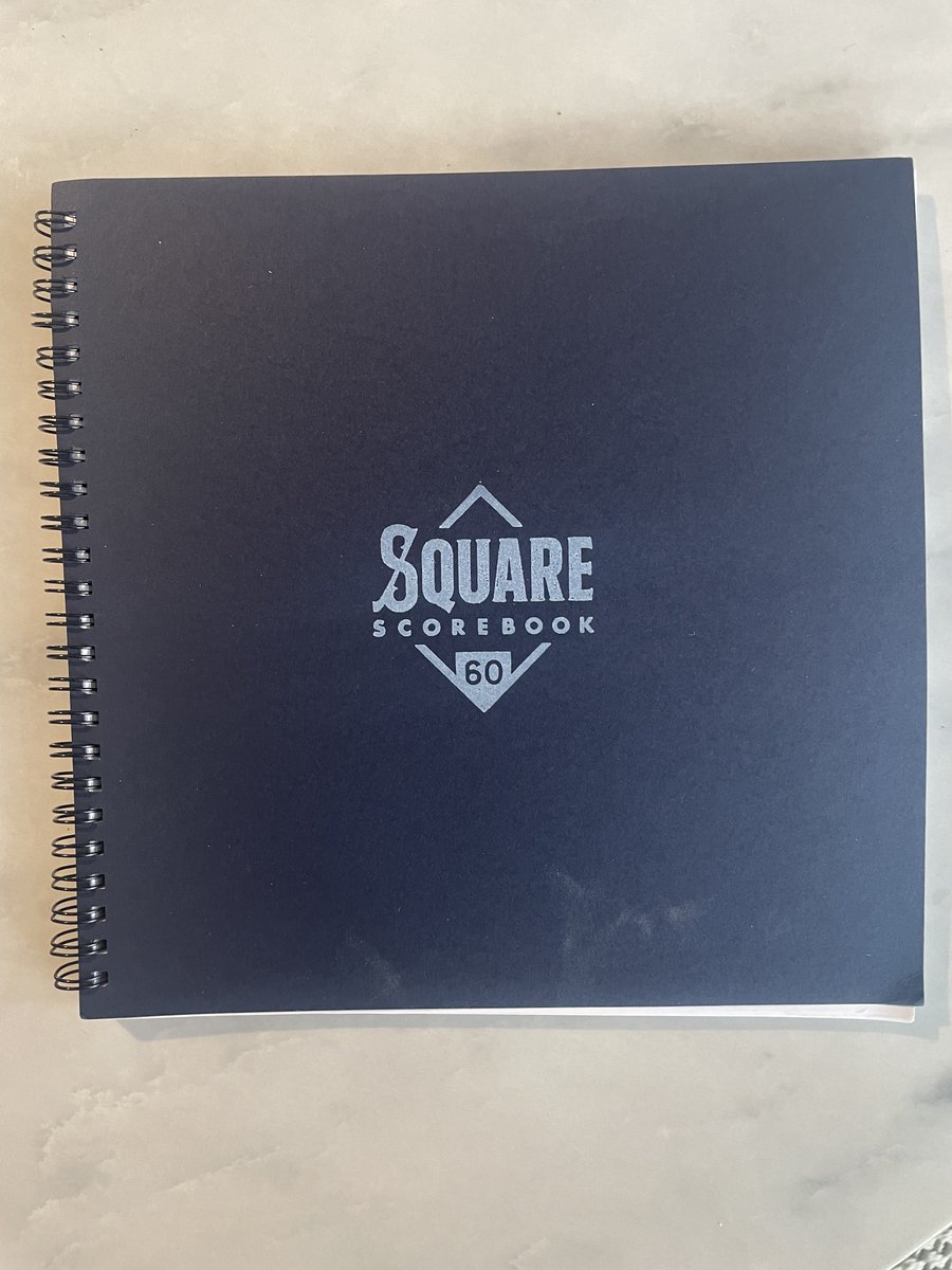 _justinddiamond's tweet image. Always been a Bob Carpenter scorebook guy, but decided to change it up this year. Found @72doubleplay with @_EricSchmidt as the creator. 

Love the layout! Love the personal note at purchase. Looking forward to updating my #FinalScorecard hashtag in 2022!
