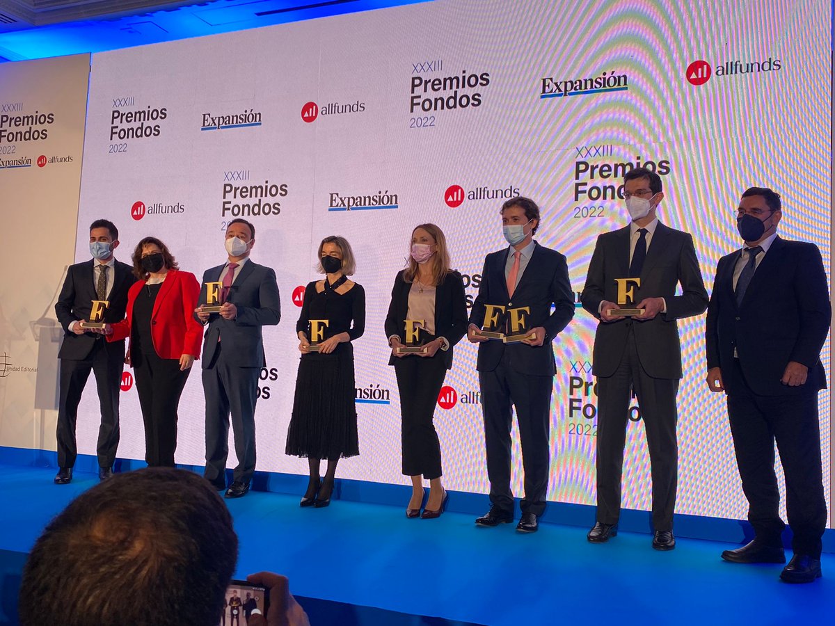ibercaja's tweet photo. Los #PremiosExpansionAllfunds reconocen un año más la capacidad de gestión de @ibercaja:

🏅 #IbercajaPensión, premio en la categoría de Renta Variable Global para el Plan de Pensiones Ibercaja Bolsa USA

🏅 #IbercajaGestión, premio a la mejor Gestora de Renta Fija

@expansioncom https://t.co/Co1QJGyJQn