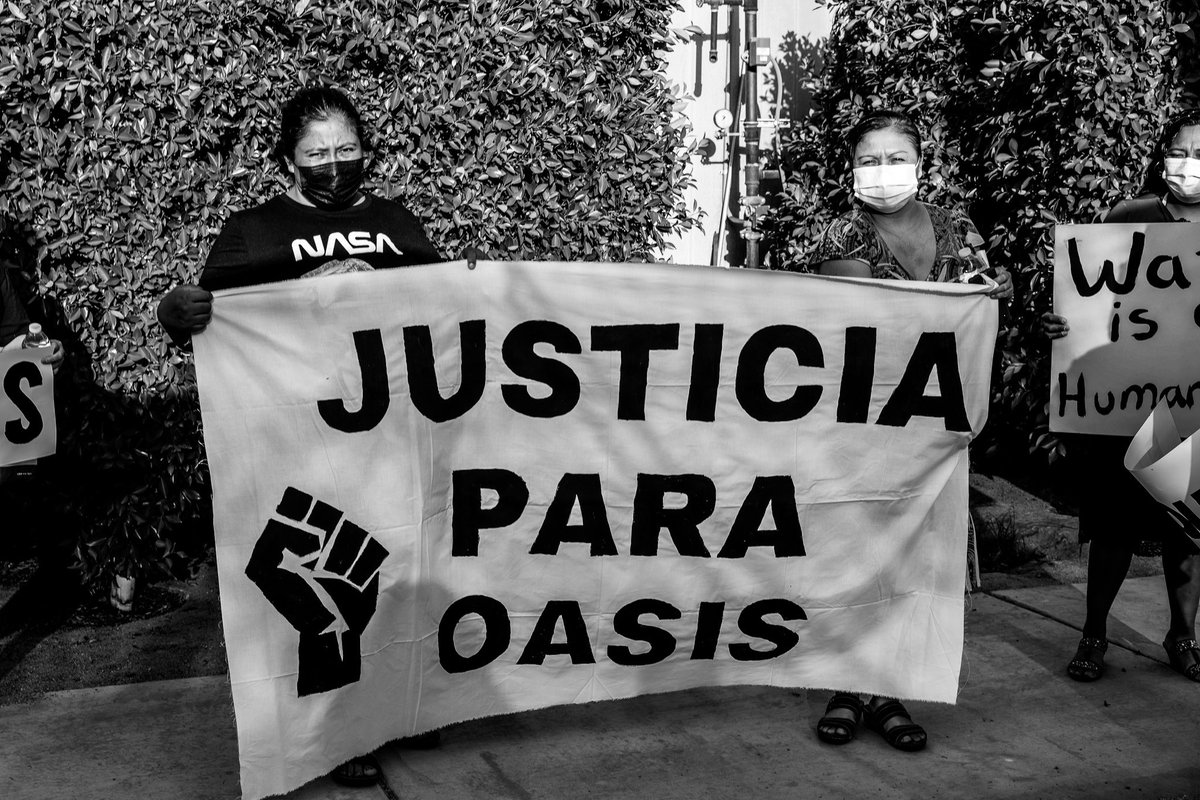 LCJandA's tweet photo. The fight isn't over until every resident is relocated to safe housing. Their story continues. Follow along and stay in touch with residents about the relocation process. #JusticeForOasis https://t.co/Uuiw0lFMc0