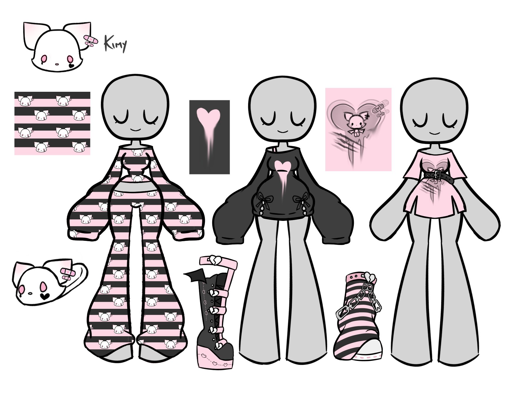 Khotel on X: 😄❤️clothes inspired by my character,(are concepts of clothing)  #LayeredClothing #RobloxUGC  / X