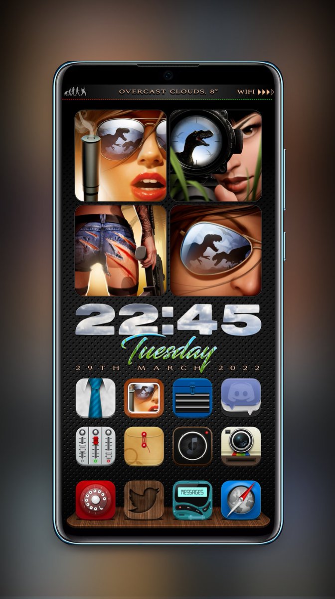 spencerdawson3's tweet image. Tuesday night screenie.
Klwp.
#Sublimity icons by @Subywrex 
Credits where due for the rest.