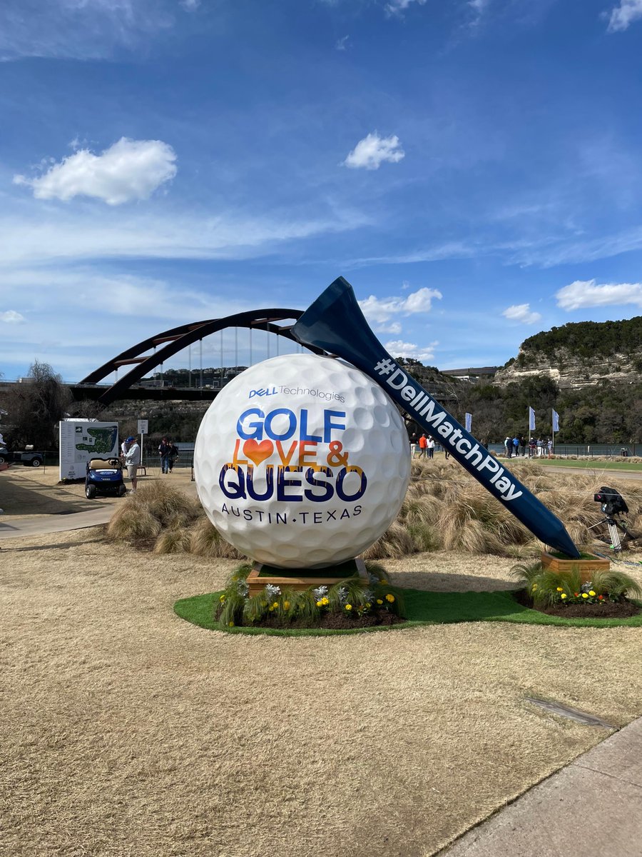 Stealth_Power_'s tweet photo. Giant golf balls, giant chairs, and a sign with our name on it! 

Stealth Power attended the @DellMatchPlay last week and had so much fun. Even better than the giant objects was the great weather and even greater Golf!

See you next year Match Play! https://t.co/i32cNHq6Wm