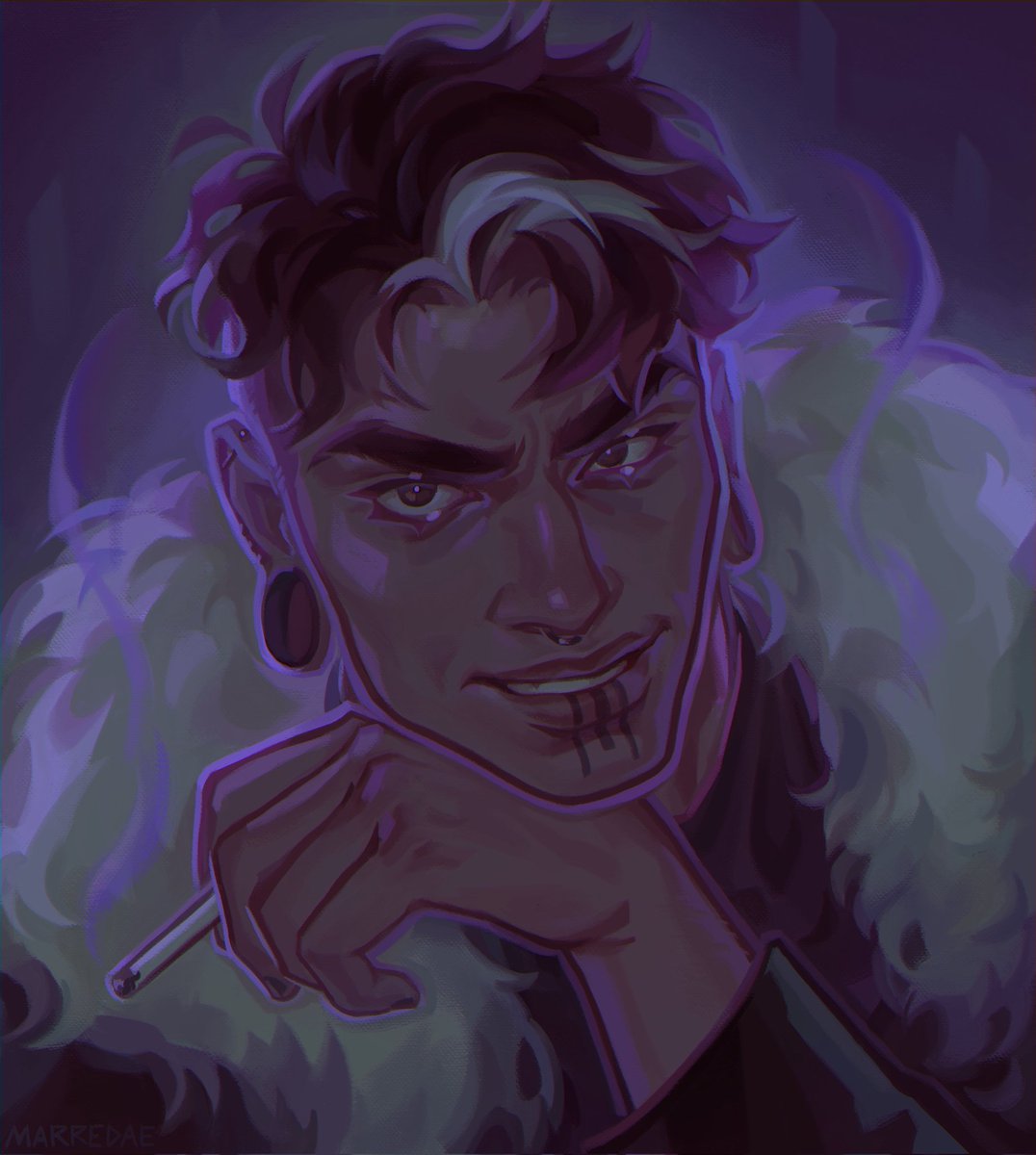 marredae's tweet photo. Hadwyn 😈 #Commission
Character belongs to @L0AFofBR3AD, commissioned by @Nano_Colors 💜 https://t.co/2onbSEMvyt