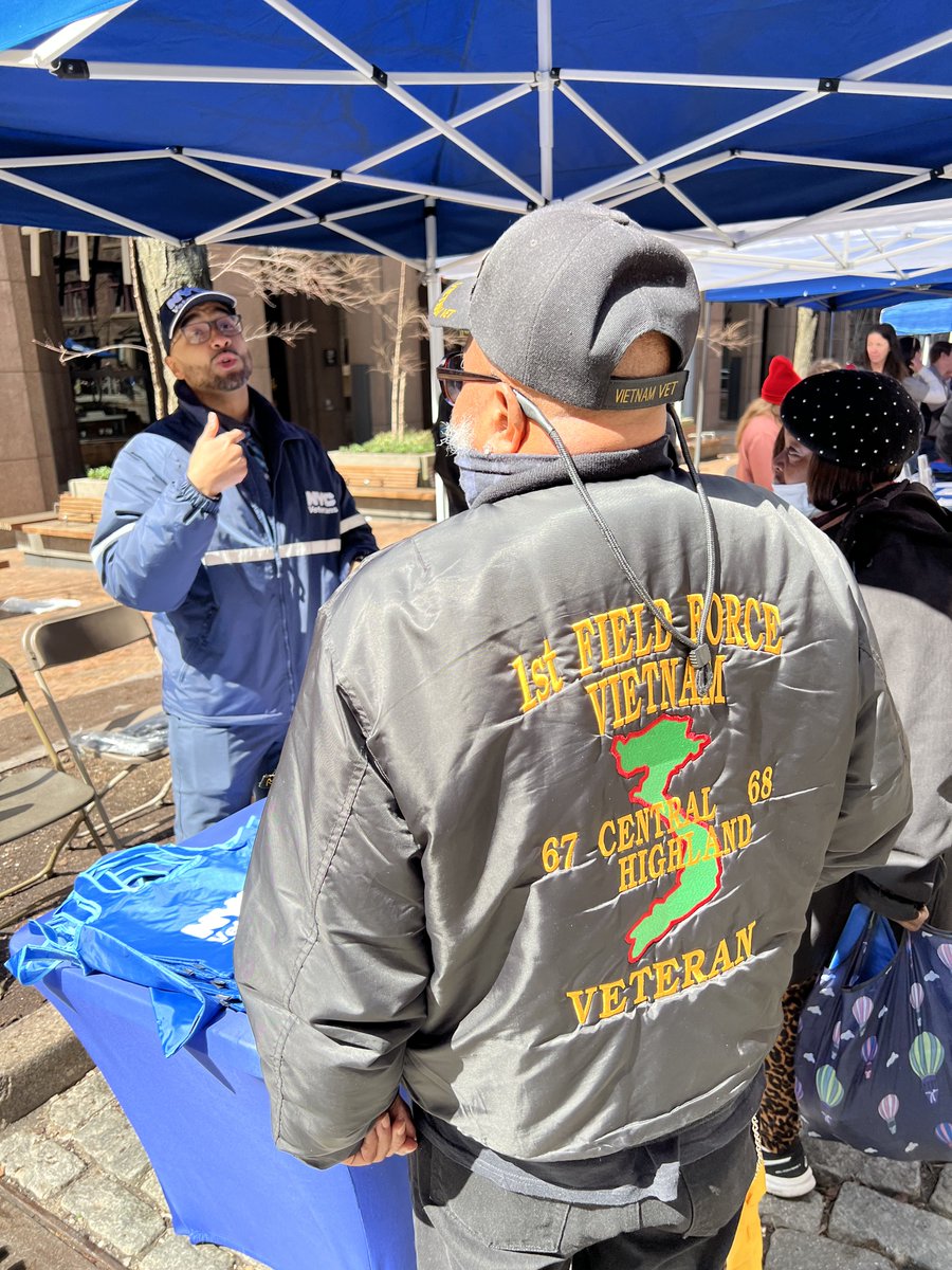 nycveterans's tweet photo. #TeamDVS connected w/ #Vietnam vets this past weekend to discuss our services & programs. We will never forget the sacrifices they made & the hardships they endured. We will work tirelessly to support them.
#VietnamVeteransDay #NationalVietnamWarVeteransDay https://t.co/ijz1Ky7rHB