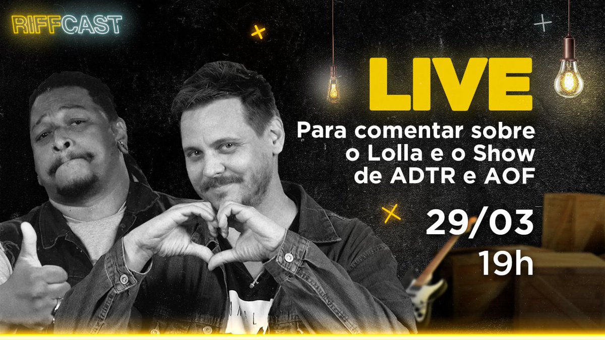 CanalRIFF's tweet photo. VOLTAMOS! E vamos falar de coisa boa, vamos do fim de semana LINDO de shows que rolou! 

Curte A Day To Remember? Curte Alexisonfire? Então VEM PRA LIVE às 19h: https://t.co/A6uyjMjQO9 https://t.co/jJp0zN2GRW