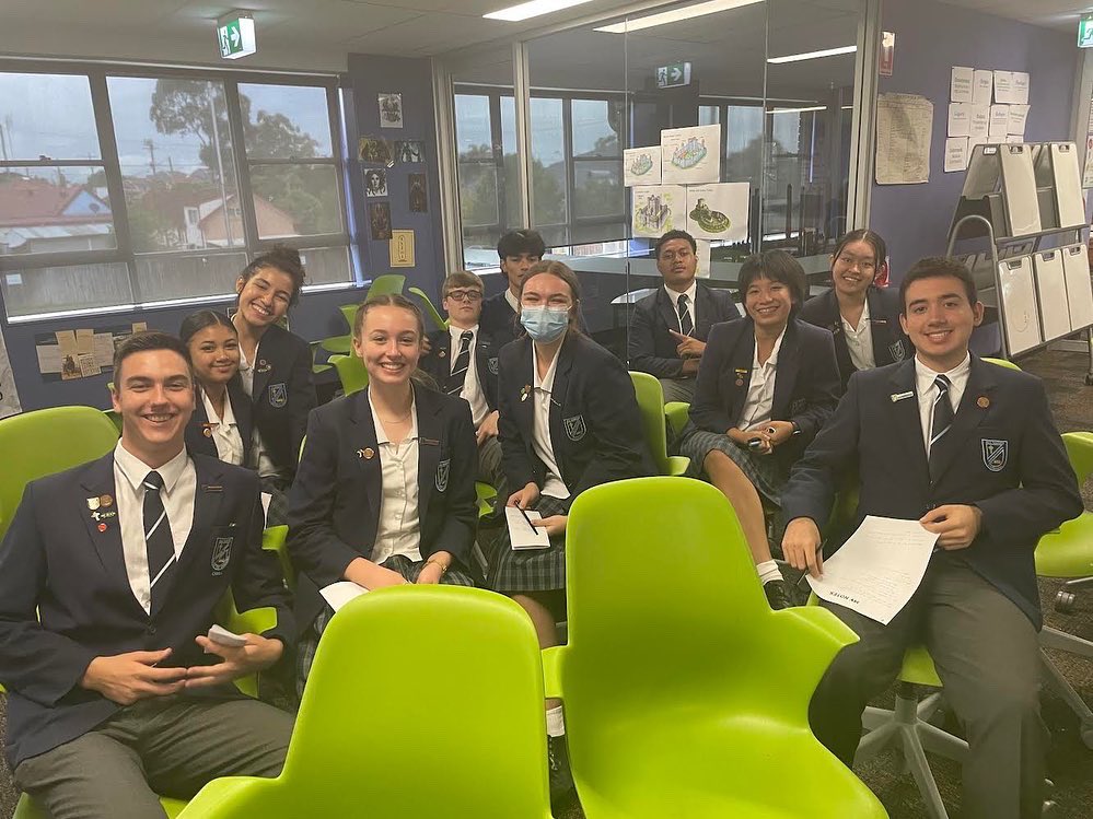 ASCCollege's tweet photo. Year 12 had the opportunity to reconnect with their Patrician peers following their leadership retreat in Mulgoa. They were able to speak about what they had been doing within their respective schools and had the chance to listen to fantastic guest speaker Daniel Merza. https://t.co/wGnhb94mXd