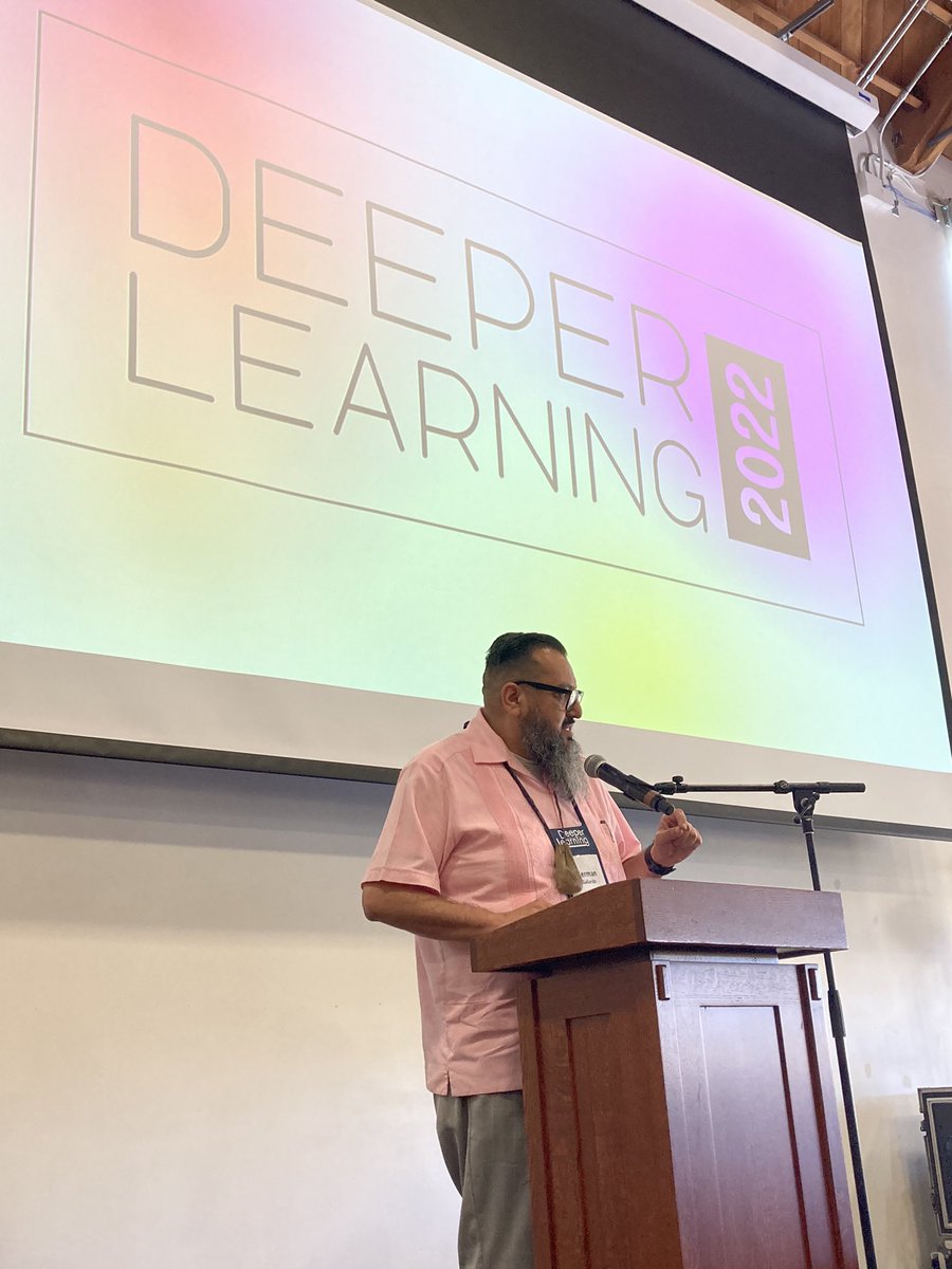 German Gallardo’s story of his calling to create spaces of healing through #deeperlearning was so moving. #imnotcryingyourecrying