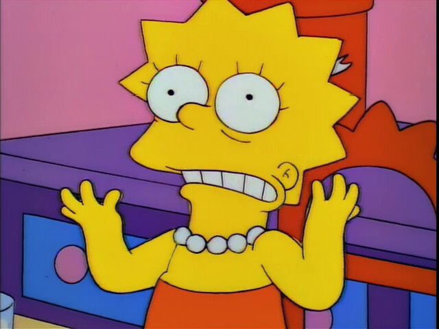 Simpsons_tweets's tweet image. "Relax? I can’t relax! Nor can I yield, relent, or… only two synonyms? Oh, my God! I’m losing my perspicacity!”