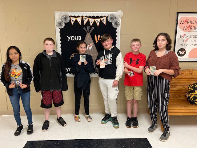 WarrenJrHigh's tweet photo. Congratulations to our new MVPs in the March MATHness Competition!! A big thank you to Rafter P Farm &amp; Ranch for supplying this round’s gift cards! This is the FINAL WEEK to plug in to our competition! https://t.co/OdreYV0Wcy